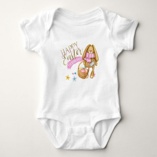 Happy Easter Allebunny ID640 Romper (Voorkant)