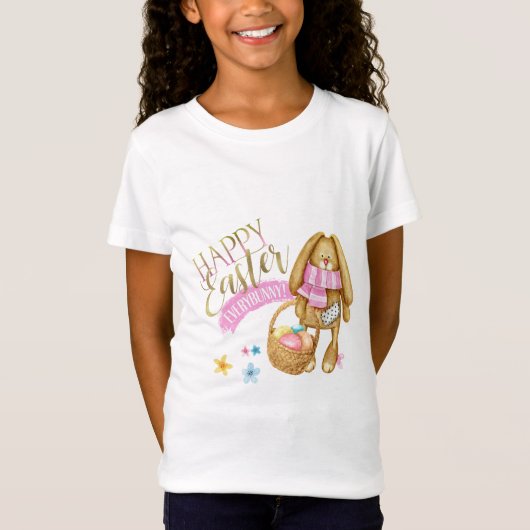 Happy Easter Allebunny ID640 T-shirt (Voorkant)