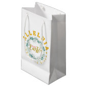 Happy Easter Alleluia Gift Bag Klein Cadeauzakje (Voorkant Gekanteld)
