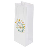 Happy Easter Alleluia Gift Bag Wijn Cadeautas (Voorkant Gekanteld)