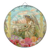 happy easter angel dartbord (Voorkant)