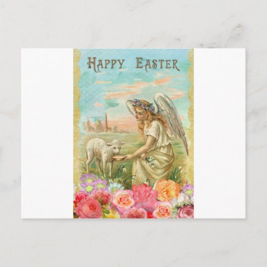 happy easter angel feestdagenkaart (Voorkant)