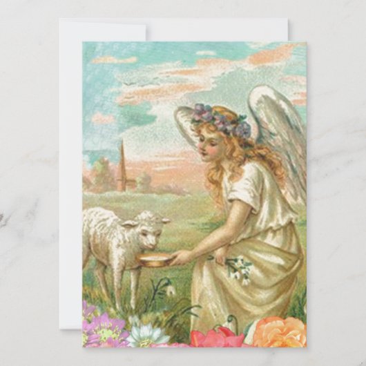 happy easter angel feestdagenkaart (Voorkant)