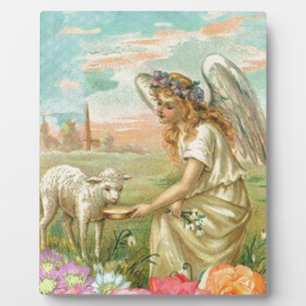 happy easter angel fotoplaat