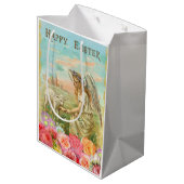 Happy Easter Angel Lamb Medium Cadeauzakje (Achterkant Gekanteld)