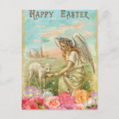  Happy Easter Angel-lammeren Briefkaart (Voorkant)