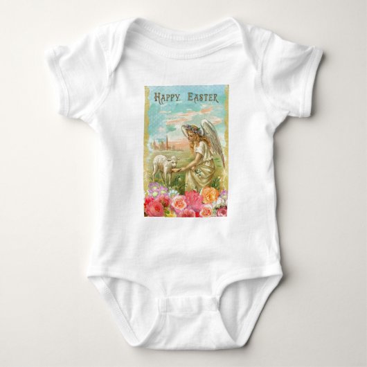 happy easter angel romper (Voorkant)