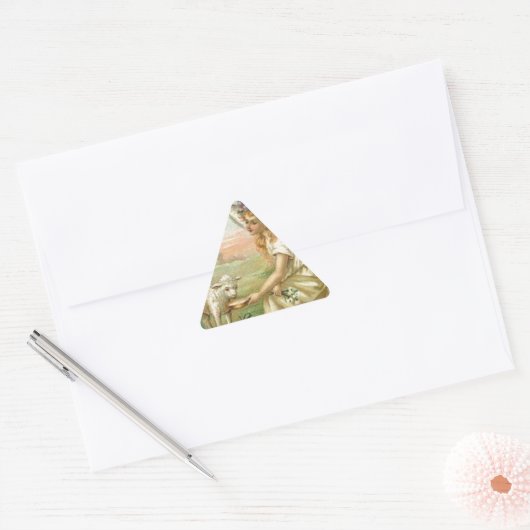 happy easter angel sticker (Envelop)