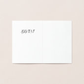 Happy Easter antiek afbeelding Folie Card Kaarten (Binnen)