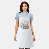 Happy Easter Apron Schort (Gedragen)