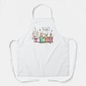 Happy Easter Apron Schort (Voorkant)