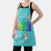 Happy Easter Apron Schort (Insitu)