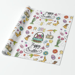 Happy Easter Art Cadeaupapier