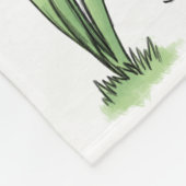 Happy Easter Art Fleece Deken (Hoek)