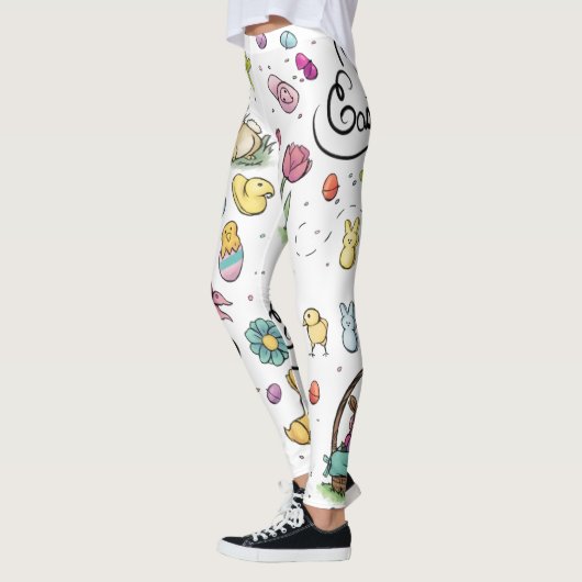 Happy Easter Art Leggings (Links)