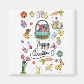 Happy Easter Art Magneet (Voorkant)