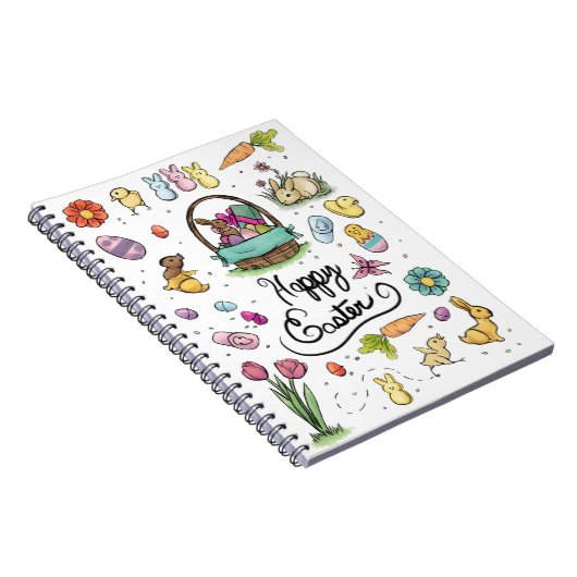 Happy Easter Art Notitieboek (Rechterzijde)