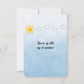 Happy Easter Baby Boy Notitiekaartje (Achterkant)