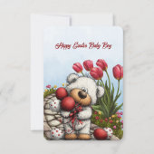 Happy Easter Baby Boy Notitiekaartje (Voorkant)