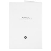 Happy Easter Baby Bunny en Chick met Daffodils (Achterkant)