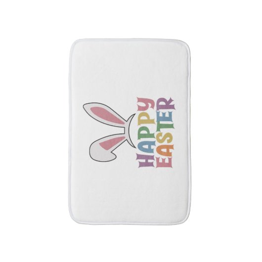 Happy Easter Badmat (Voorkant Verticaal)