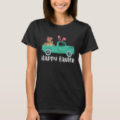 Happy Easter Ball Python Bunny Riding Truck Boys T T-shirt (Voorkant)