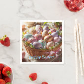 Happy Easter Basket van Easter Eggs Servet (Insitu)
