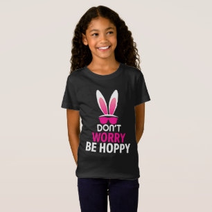 Happy Easter, be Hoppy, paasbunny Fun T-Shirt