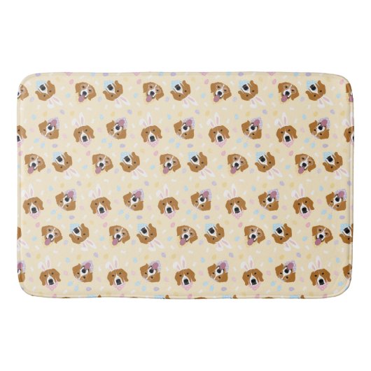 Happy Easter Beagle Honden Badmat (Voorkant)