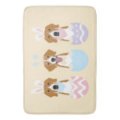 Happy Easter Beagle Honden Badmat (Voorkant Verticaal)