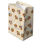 Happy Easter Beagle Honden Medium Cadeauzakje (Achterkant Gekanteld)