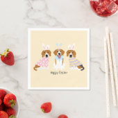 Happy Easter Beagle Honden Servet (Insitu)