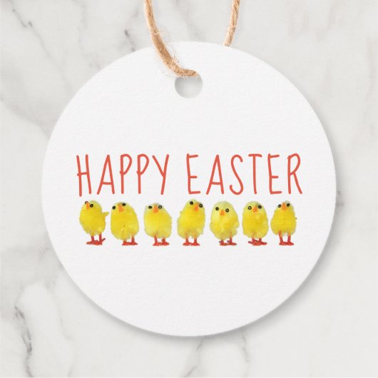 Happy Easter Bedankjes Labels (Achterkant)