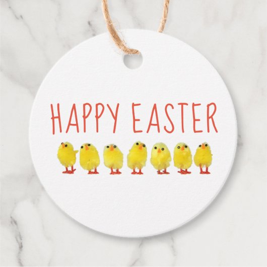 Happy Easter Bedankjes Labels (Voorkant)
