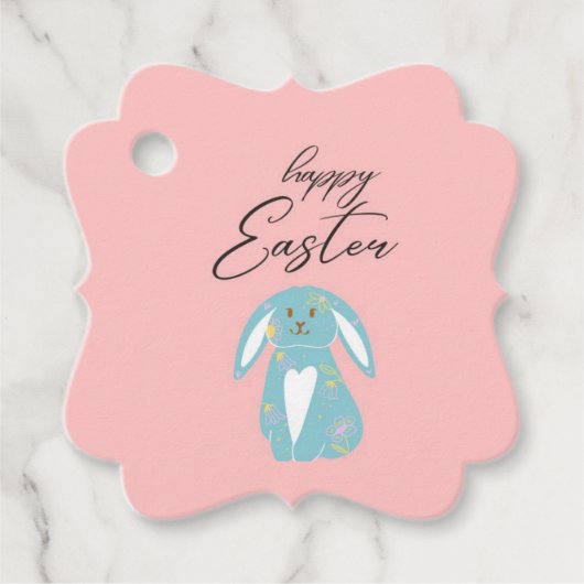 Happy Easter Bedankjes Labels (Voorkant)