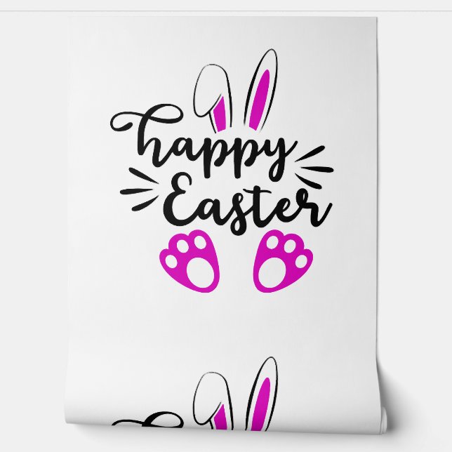 Happy easter behang (Afrollen)