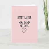 Happy Easter Bend Over Card Kaart (Voorkant)