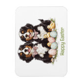 Happy Easter Berner Mountain Dogs Easter Eggs Magneet (Verticaal)