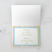 Happy Easter Bible Verse Kaart-Personaliseer Insid Feestdagen Kaart (Binnen)