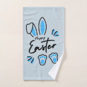 Happy Easter blauw Bad Handdoek (Handdoek)
