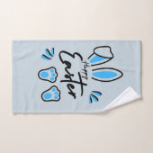 Happy Easter blauw Bad Handdoek (Handdoek)