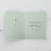 Happy Easter Blessings Prayer Reurrection  Feestdagen Kaart (Binnen)