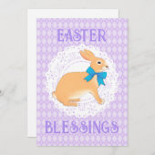 Happy Easter Blessings Wenskaart Kaart (Voorkant / Achterkant)