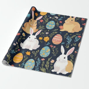 Happy Easter Boho Bunny Collectie Cadeaupapier