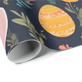 Happy Easter Boho Bunny Collectie Cadeaupapier (Rol Hoek)