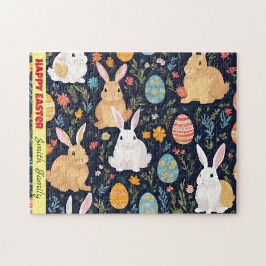 Happy Easter Boho Bunny Collectie Legpuzzel (Horizontaal)