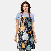 Happy Easter Boho Bunny Collectie Schort (Gedragen)
