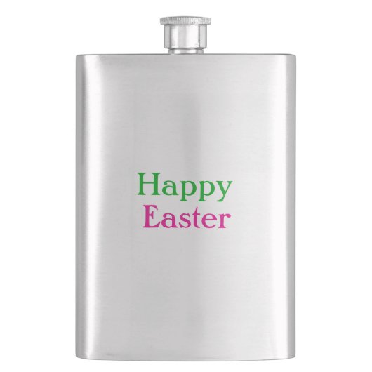 Happy easter boho groen roze kinder naam toevoegen flacon (Voorkant)