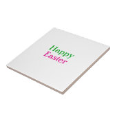 Happy easter boho groen roze kinder naam toevoegen tegeltje (Zijkant)