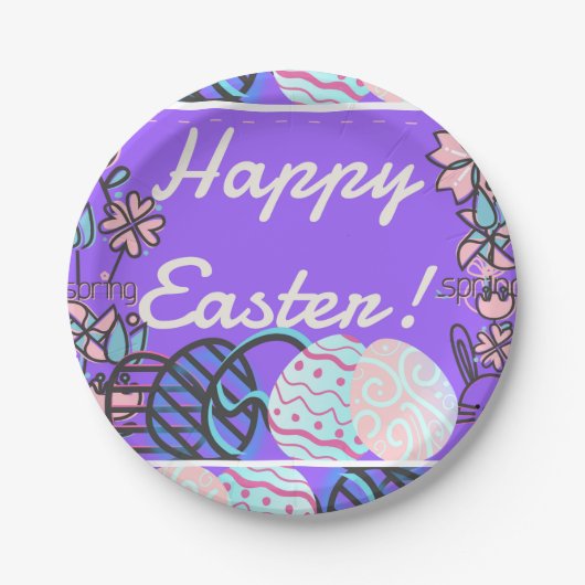 Happy Easter Bord (Voorkant)